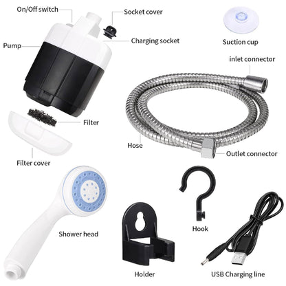 EASY SHOWER Ducha Regadera Portátil - Lleva limpieza y frescura a cualquier lugar